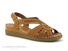 Achat chaussures Soft Flex Femme Sandale et Nu-pieds, vente Soft Flex 467-0605 - Taba - Sandale Femme cuir marron