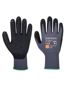 Gant DermiFlex Plus couleur : Gris/Noir taille S - PORTWEST - - A351G8RSPORTWEST